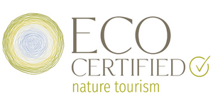 An image showing Tree Chalets Eco Tourism Certification Badge