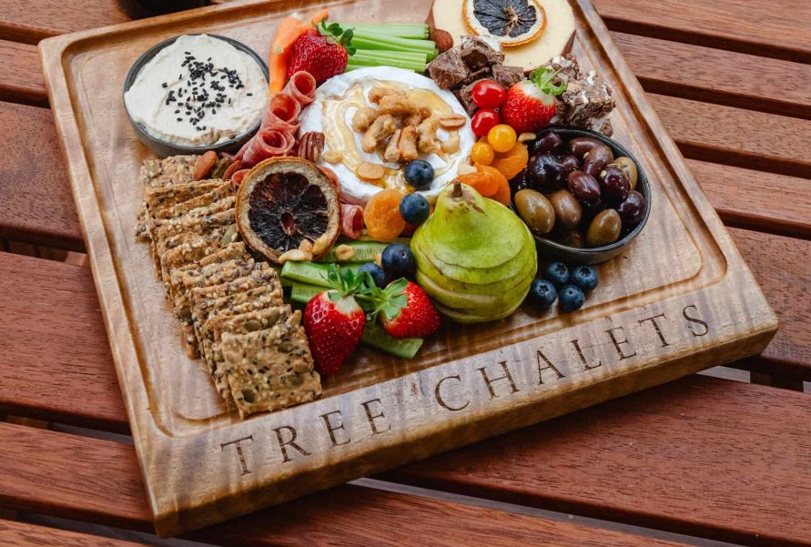 Tree Chalets Grazing Board