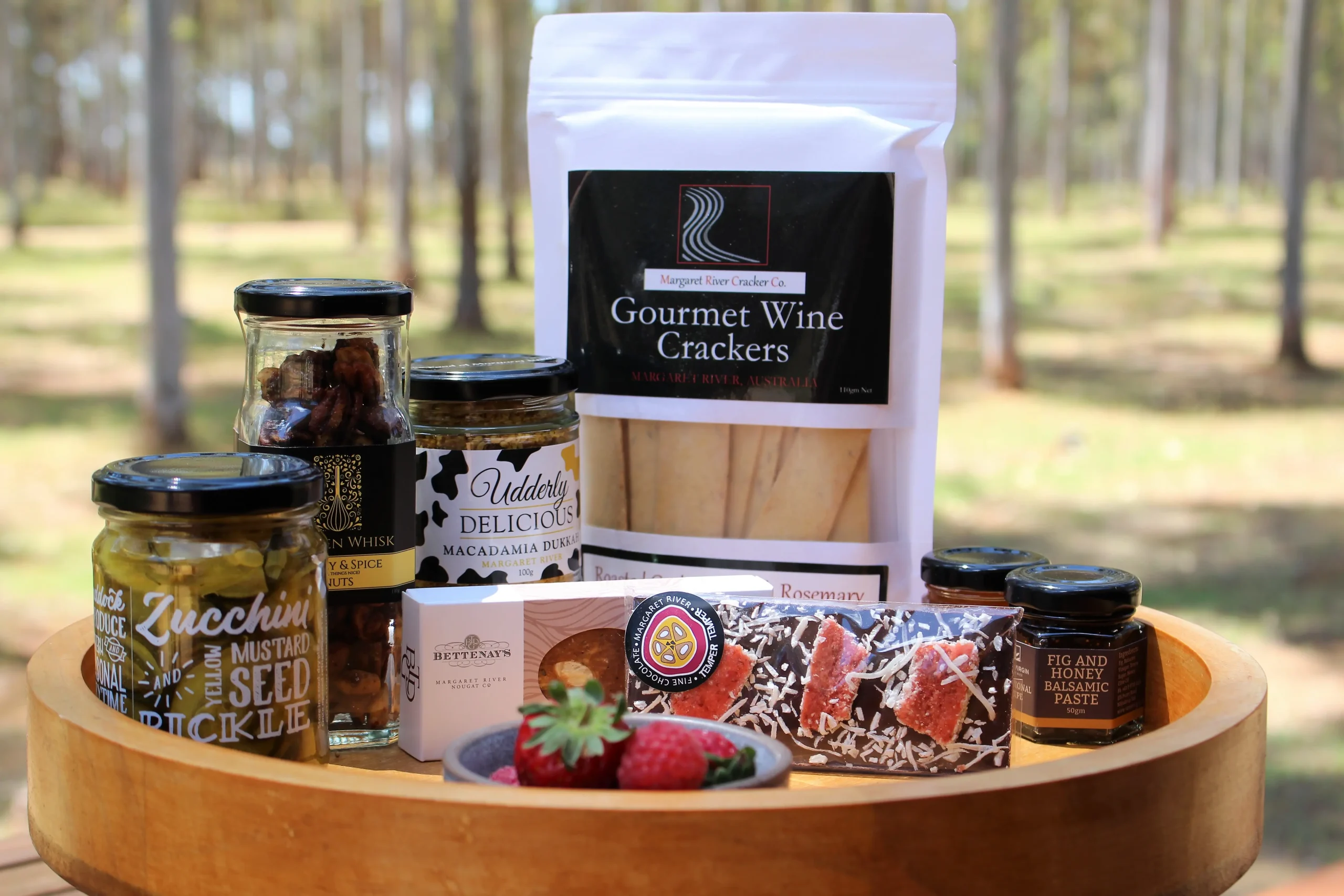 Selection of local produce from the south west of Western Australia